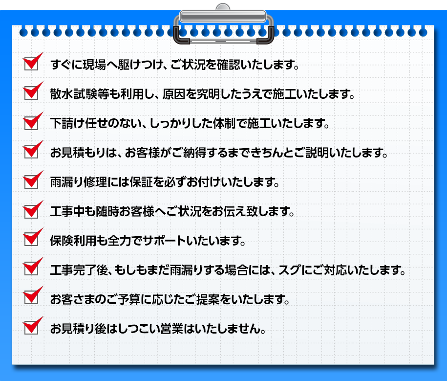 業者チェックポイント